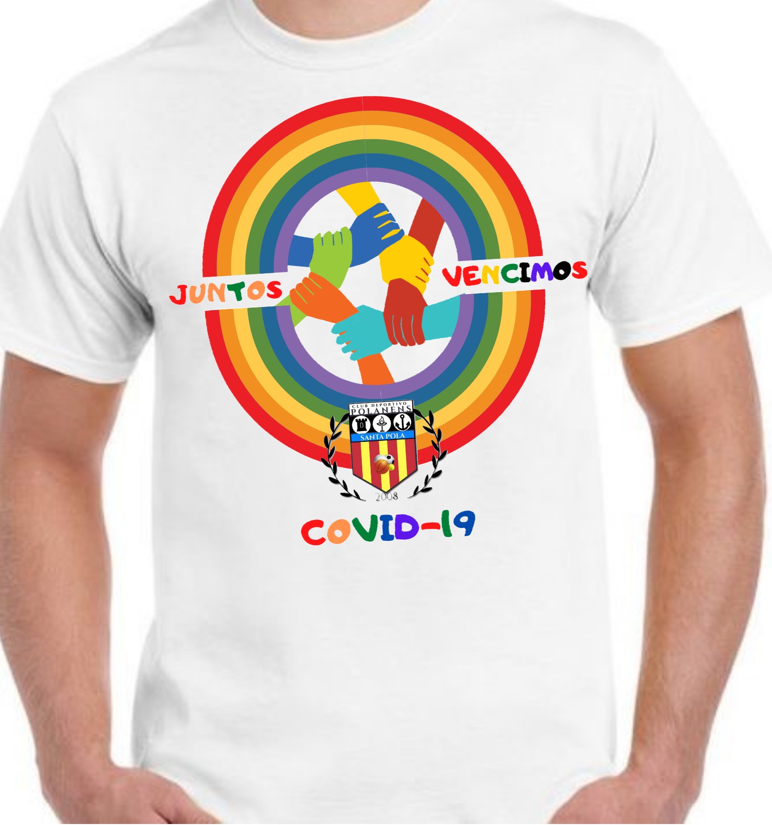 CAMISETA BENEFICA COVID-19 POLANENS