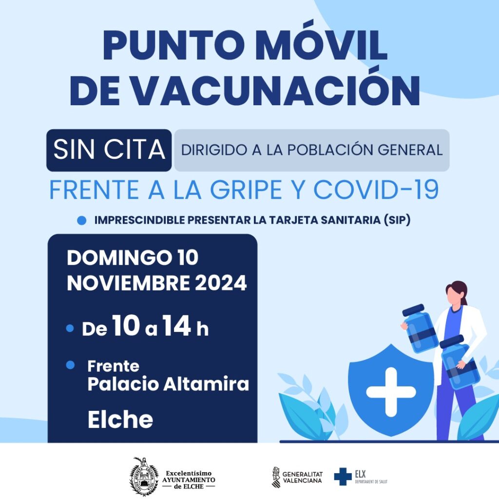 Vacunación Elche gripe COVID