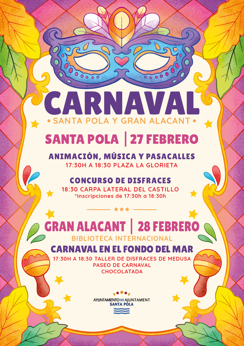 CARTEL CARNAVAL santa pola 2025