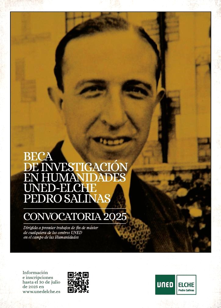 Cartel Beca Investigación 2025 UNED