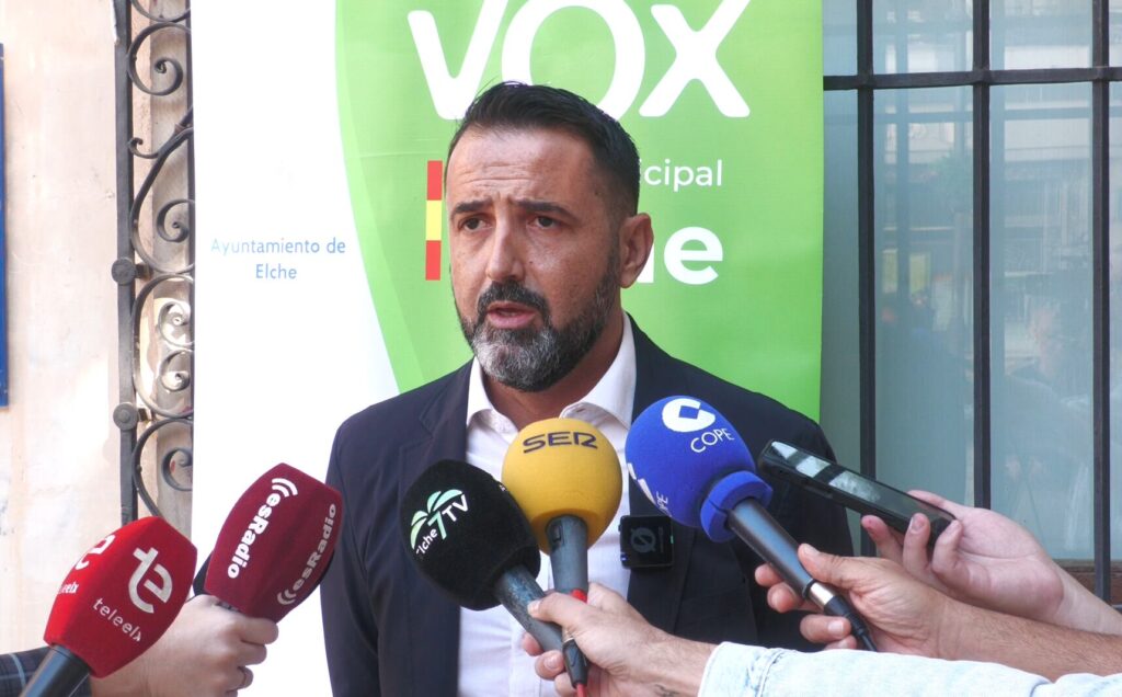 Samuel Ruiz, concejal de VOX Elche / Foto de archivo