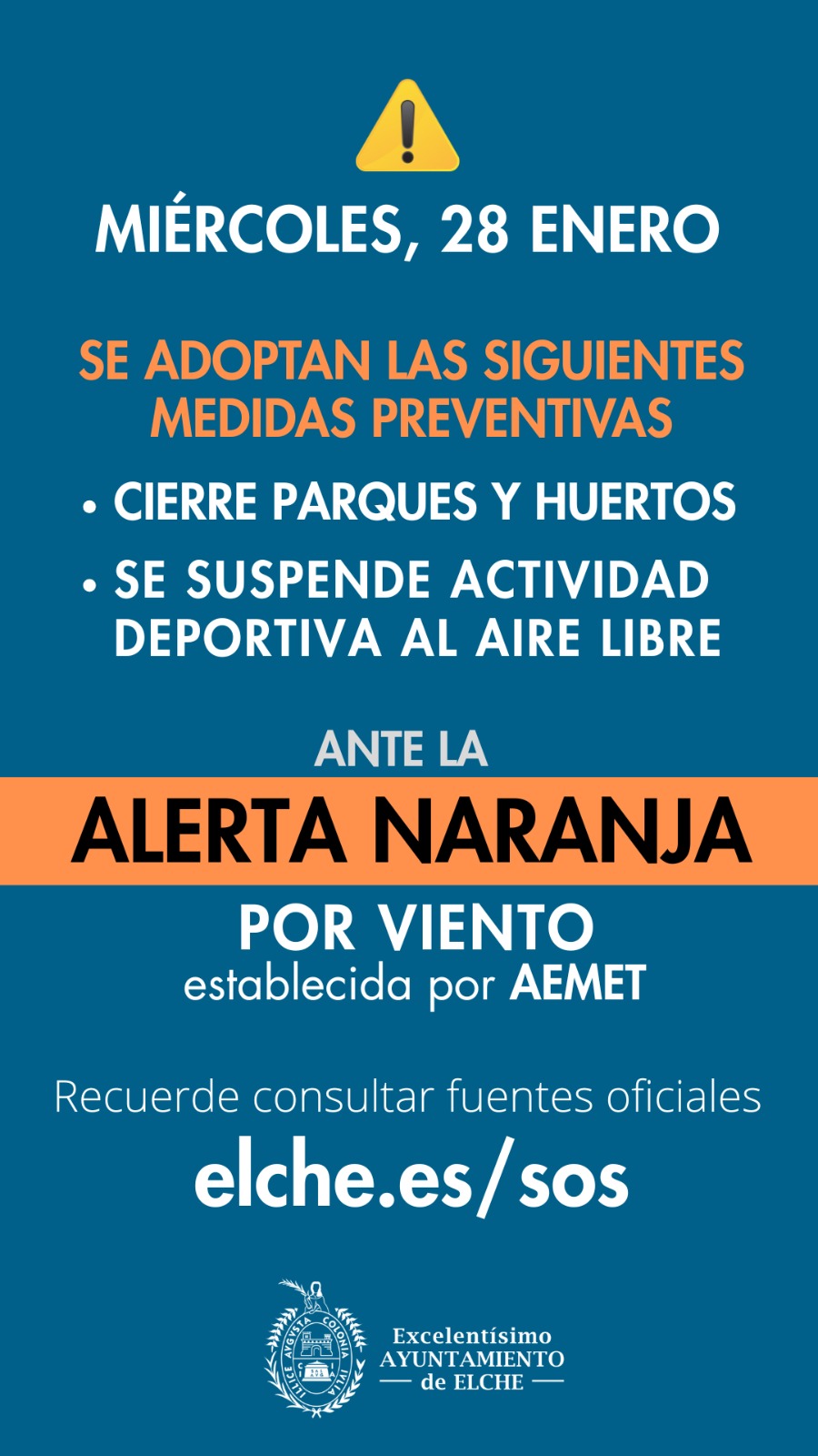alerta naranja