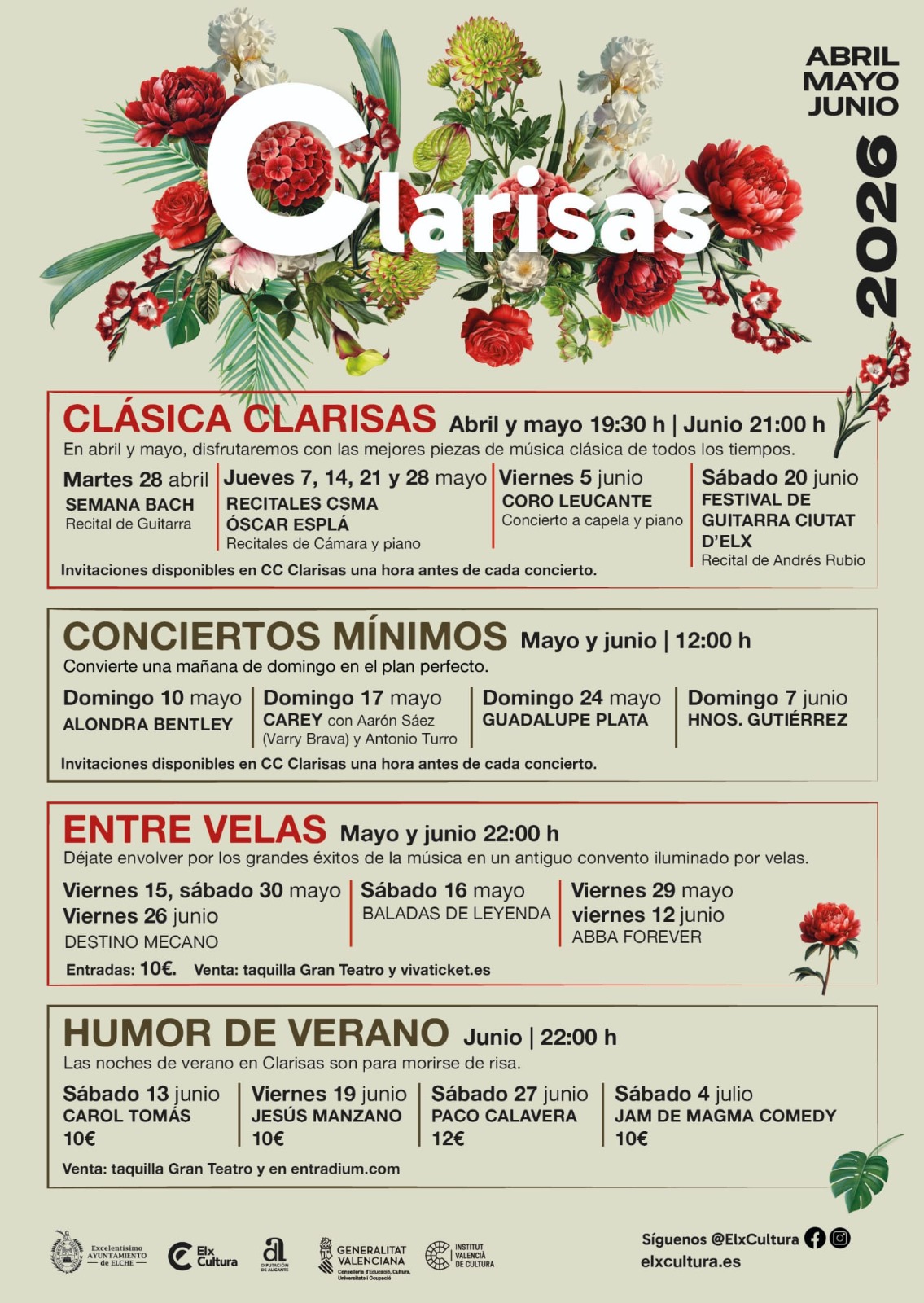 cartel clarisas